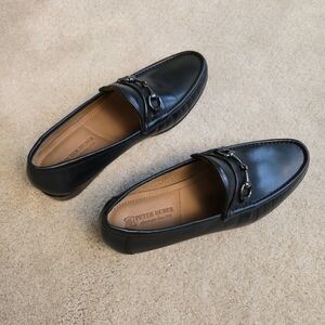 Peter Huber Men's Shoes Ascot Bit Loafer 7.5 Black